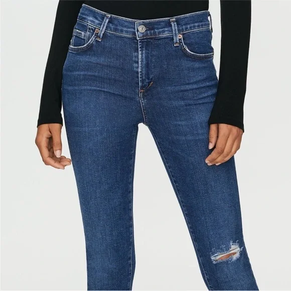 CITIZENS OF HUMANITY rocket swing low skinny jeans size 25 new with tags - Picture 12 of 12